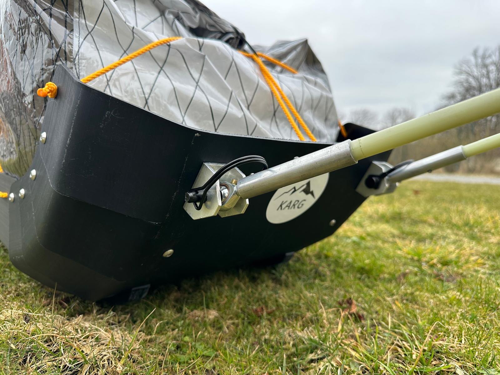 Shaft attachment on KARG Ski Pulk